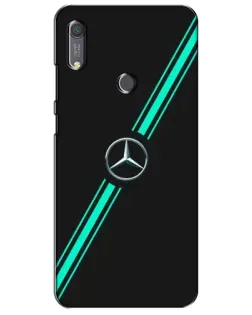 Чехол для Huawei Y6s с картинкой «Спортивные линии Mercedes»