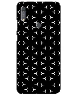 Чехол для Huawei Y6s с картинкой «Mercedes паттерн звезд»