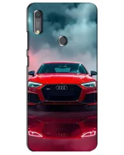 Чохол для Huawei Y6s з картинкою «Audi RS — червоний стиль»