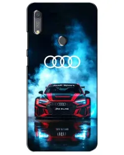 Чохол для Huawei Y6s з картинкою «Audi Sport — неон»