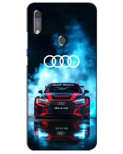 Чехол для Huawei Y6s с картинкой «Audi Sport — неон»