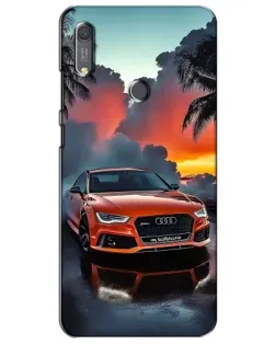 Чохол для Huawei Y6s з картинкою «Audi — захід сонця»