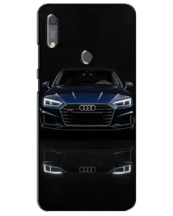Чохол для Huawei Y6s з картинкою «Audi — нічне відображення»