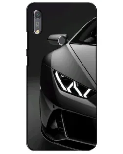 Чехол для Huawei Y6s с картинкой «Lamborghini фары детализация»