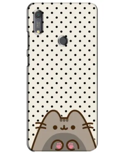 Чехол для Huawei Y6s с картинкой «Пушин в горошек»