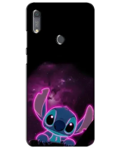 Чехол для Huawei Y6s с картинкой «Неоновый Stitch»