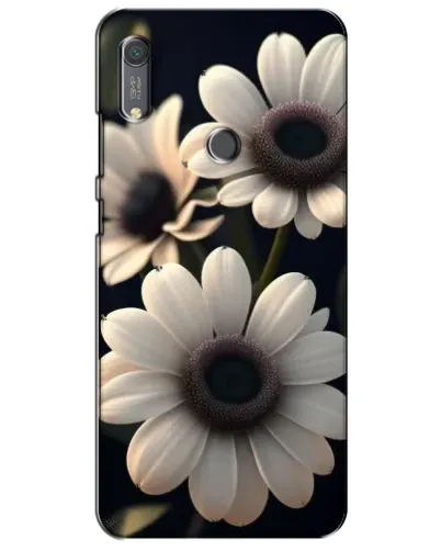 Чехол для Huawei Y6s с картинкой «Белые маргаритки макро» Чехол для Huawei Y6s с картинкой «Белые маргаритки макро»