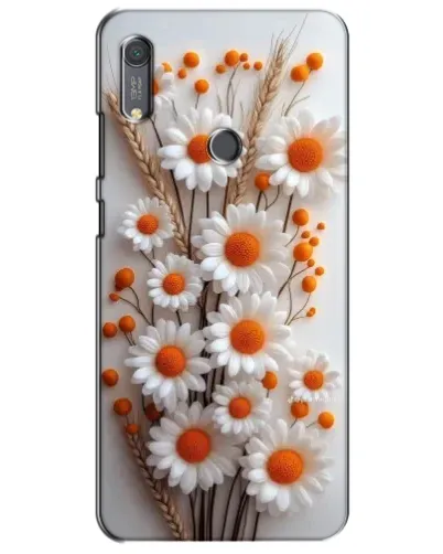 Чехол для Huawei Y6s с картинкой «Белые сухоцветы» Чехол для Huawei Y6s с картинкой «Белые сухоцветы»