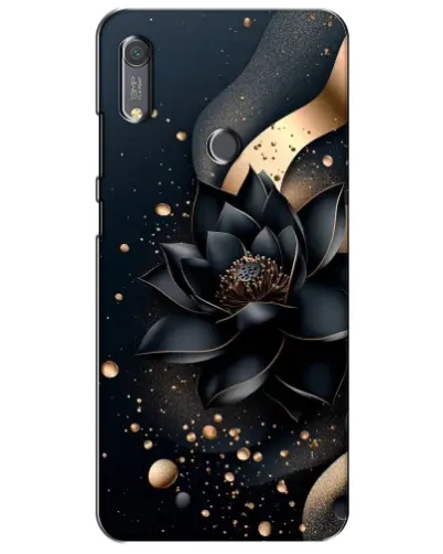 Чехол для Huawei Y6s с картинкой «Черный лотос» Чехол для Huawei Y6s с картинкой «Черный лотос»