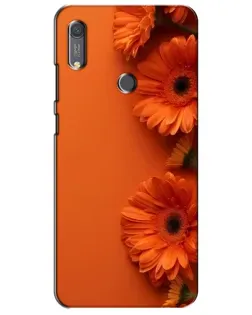Чохол для Huawei Y6s з картинкою «Помаранчеві гербери»