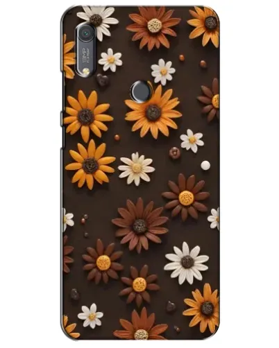 Чехол для Huawei Y6s с картинкой «Узор из маленьких подсолнухов» Чехол для Huawei Y6s с картинкой «Узор из маленьких подсолнухов»