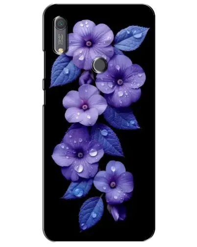 Чехол для Huawei Y6s с картинкой «Фиолетовые цветы с росою» Чехол для Huawei Y6s с картинкой «Фиолетовые цветы с росою»