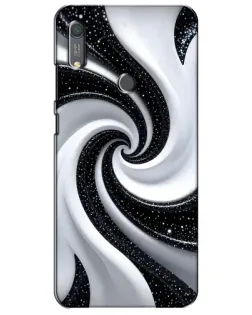 Чехол для Huawei Y6s с картинкой «Черно-белая спираль» Чехол для Huawei Y6s с картинкой «Черно-белая спираль»