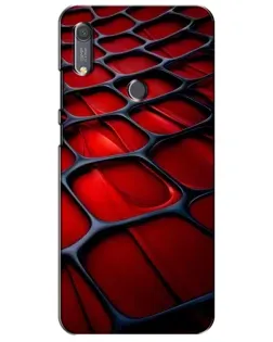 Чехол для Huawei Y6s с картинкой «Красная глянцевая сетка» Чехол для Huawei Y6s с картинкой «Красная глянцевая сетка»