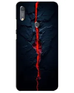 Чехол для Huawei Y6s с картинкой «Kрасная лавовая трещина» Чехол для Huawei Y6s с картинкой «Kрасная лавовая трещина»