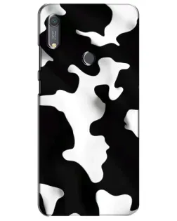 Чехол для Huawei Y6s с картинкой «Черно-белое пятно» Чехол для Huawei Y6s с картинкой «Черно-белое пятно»