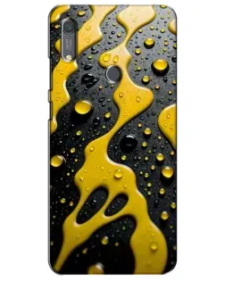 Чехол для Huawei Y6s с картинкой «Жидкое желтое золото» Чехол для Huawei Y6s с картинкой «Жидкое желтое золото»