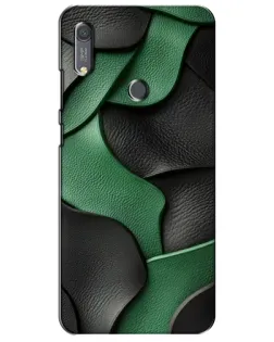 Чехол для Huawei Y6s с картинкой «Зеленые кожаные волны» Чехол для Huawei Y6s с картинкой «Зеленые кожаные волны»