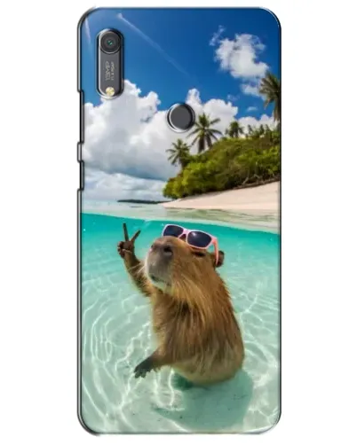 Чехол для Huawei Y6s с картинкой «Капибара на море» Чехол для Huawei Y6s с картинкой «Капибара на море»