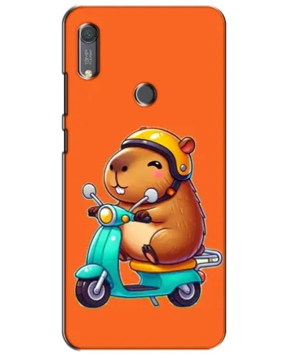 Чехол для Huawei Y6s с картинкой «Капибара на скутере» Чехол для Huawei Y6s с картинкой «Капибара на скутере»
