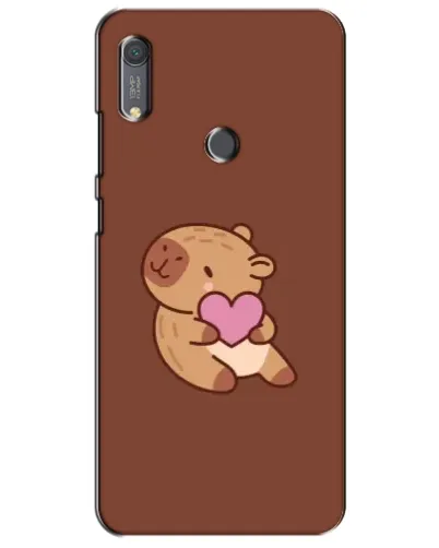 Чехол для Huawei Y6s с картинкой «Капибара с сердцем» Чехол для Huawei Y6s с картинкой «Капибара с сердцем»
