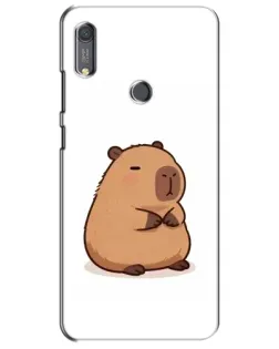 Чехол для Huawei Y6s с картинкой «Толстенькая капибара»