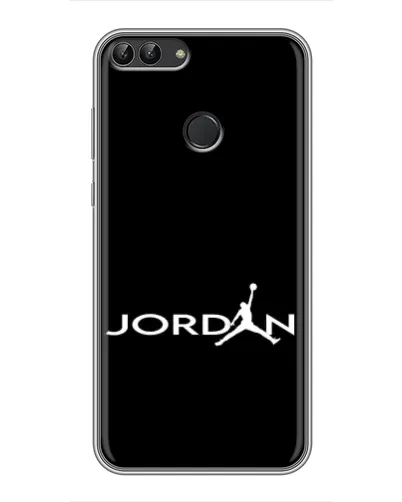 Чехол для Huawei Y7 Prime 2018 с картинкой «Jordan White Logo» Чехол для Huawei Y7 Prime 2018 с картинкой «Jordan White Logo»