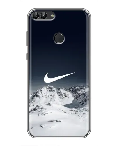 Чехол для Huawei Y7 Prime 2018 с картинкой «Nike — зимние горы» Чехол для Huawei Y7 Prime 2018 с картинкой «Nike — зимние горы»