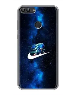 Чехол для Huawei Y7 Prime 2018 с картинкой «Звездный путь Nike»