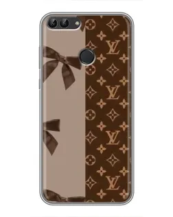 Чехол для Huawei Y7 Prime 2018 с картинкой «Louis Vuitton — банты»
