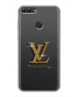 Чехол для Huawei Y7 Prime 2018 с картинкой «Градиент Louis Vuitton»