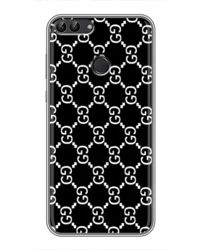 Чехол для Huawei Y7 Prime 2018 с картинкой «Gucci — сетчатый паттерн»
