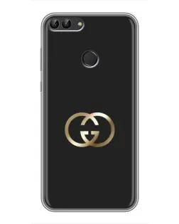 Чехол для Huawei Y7 Prime 2018 с картинкой «Минимализм Gucci»