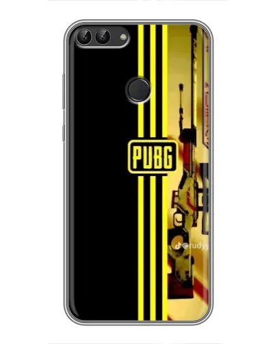 Чехол для Huawei Y7 Prime 2018 с картинкой «PUBG — камуфляжный шлем»