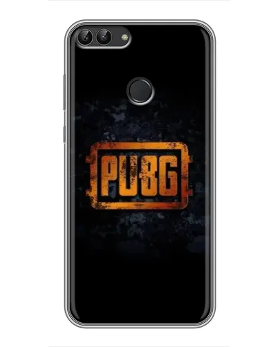 Чехол для Huawei Y7 Prime 2018 с картинкой «PUBG — золотой логотип»