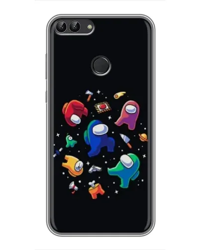 Чехол для Huawei Y7 Prime 2018 с картинкой «Among Us космос»