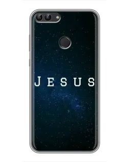 Чехол для Huawei Y7 Prime 2018 с картинкой «Звездное небо Jesus»