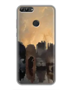 Чехол для Huawei Y7 Prime 2018 с картинкой «Дорога к вере»