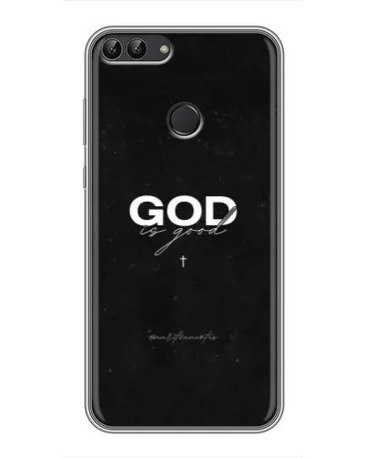 Чехол для Huawei Y7 Prime 2018 с картинкой «GOD — Бог над всем»