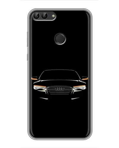Чехол для Huawei Y7 Prime 2018 с картинкой «Audi — ночной контур»