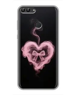 Чехол для Huawei Y7 Prime 2018 с картинкой «Дымчатое сердце»