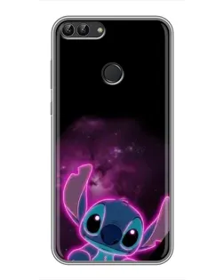 Чехол для Huawei Y7 Prime 2018 с картинкой «Неоновый Stitch»