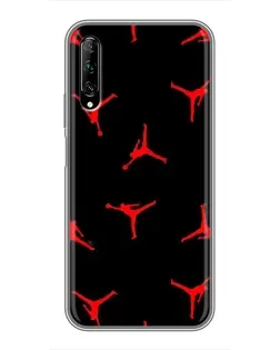 Чехол для Huawei Y7 Pro 2019 с картинкой «Jordan Red Pattern» Чехол для Huawei Y7 Pro 2019 с картинкой «Jordan Red Pattern»