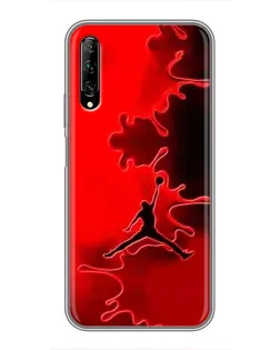 Чехол для Huawei Y7 Pro 2019 с картинкой «Jordan Red Smoke»