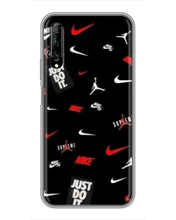 Чехол для Huawei Y7 Pro 2019 с картинкой «Nike Mix Pattern»