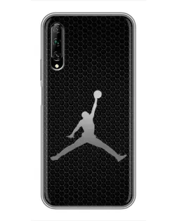 Чехол для Huawei Y7 Pro 2019 с картинкой «Jordan Dark Carbon»