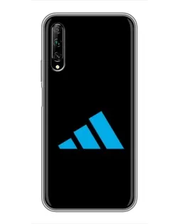 Чехол для Huawei Y7 Pro 2019 с картинкой «Adidas Cyan Logo»