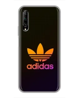 Чехол для Huawei Y7 Pro 2019 с картинкой «Градиент Adidas»