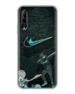Чехол для Huawei Y7 Pro 2019 с картинкой «Спортивный арт Nike» Чехол для Huawei Y7 Pro 2019 с картинкой «Спортивный арт Nike»