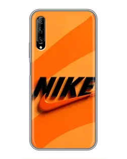 Чехол для Huawei Y7 Pro 2019 с картинкой «Оранжевый драйв Nike» Чехол для Huawei Y7 Pro 2019 с картинкой «Оранжевый драйв Nike»